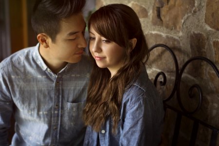 Girl Interaction Long Hair