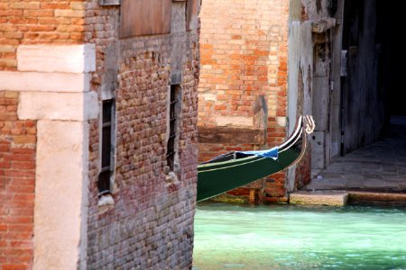 Waterway Water Gondola Wood photo