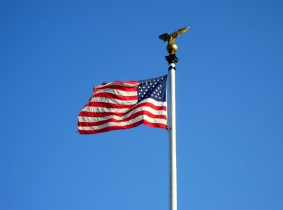 Flag Sky Flag Of The United States Wind photo