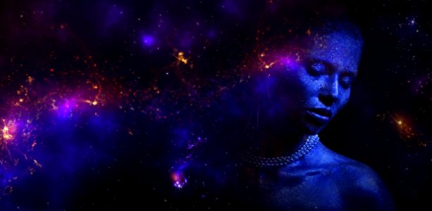Purple Violet Atmosphere Nebula