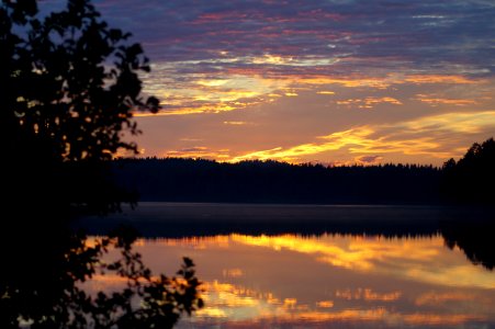 Reflection Nature Sky Dawn photo