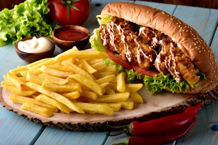 French Fries Food Dish Fast Food