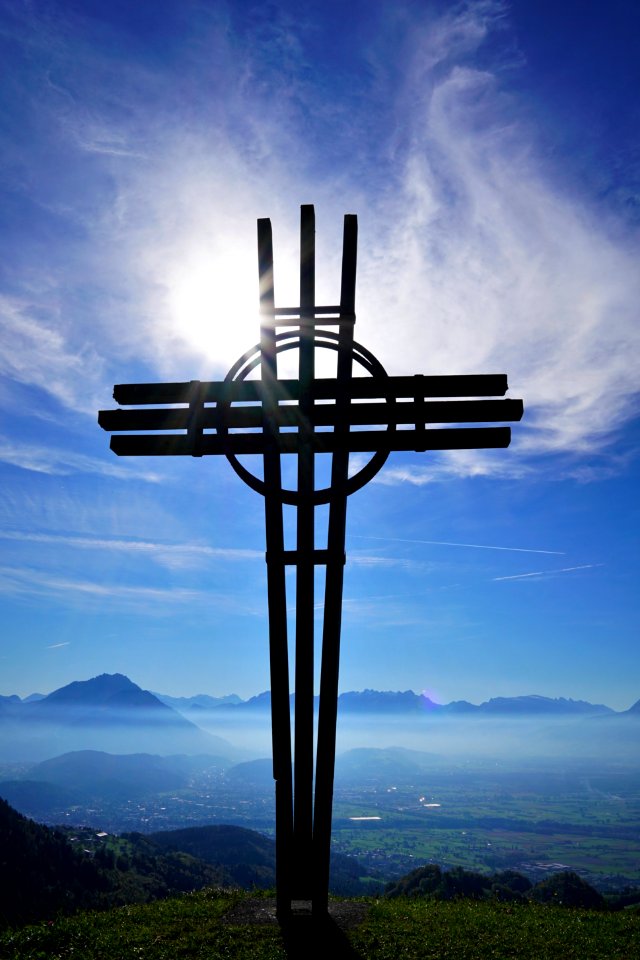 Sky Cross Cloud Tree