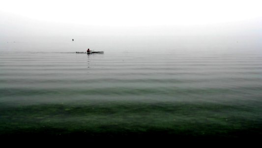 Horizon Sea Fog Calm