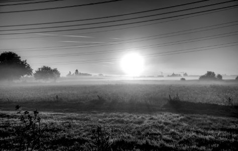 Black And White Fog Atmosphere Mist photo