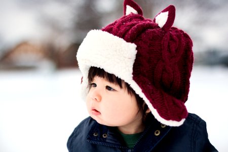 Knit Cap Winter Headgear Child photo