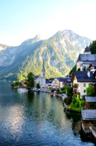 Houses Near The Bay And Mountain During Day