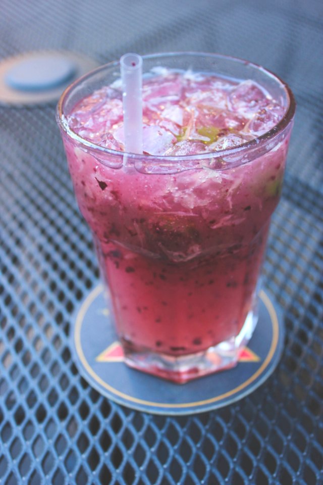 Clear Drinking Glass Filled With Juice