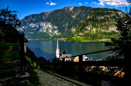 Mountain And Body Of Water photo