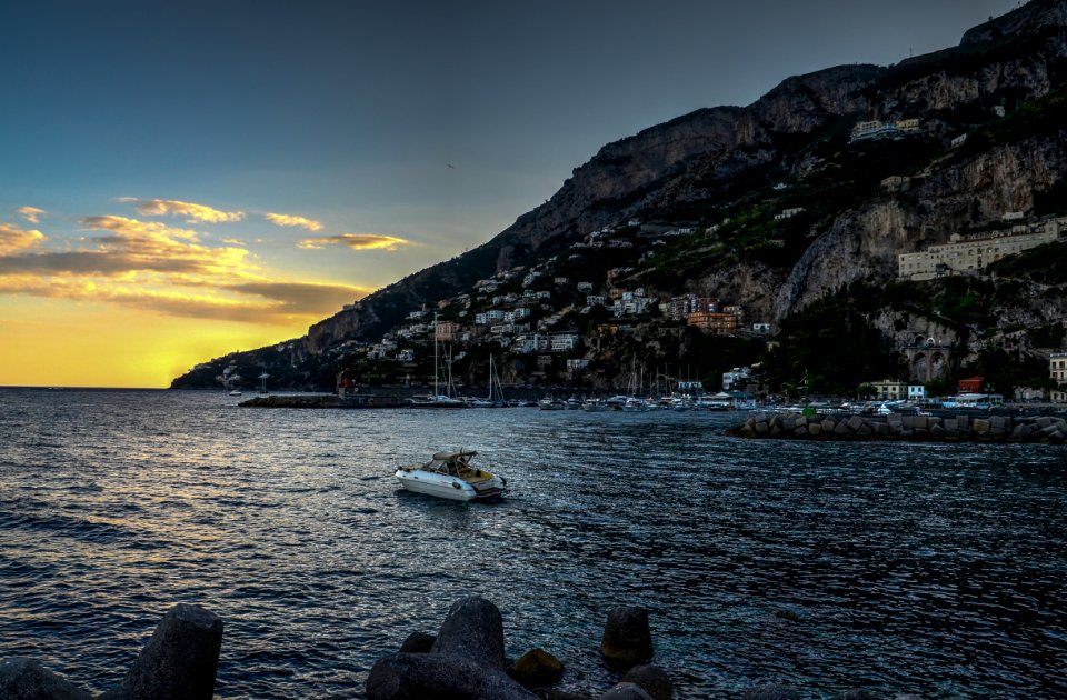 Speedboat On Body Of Water