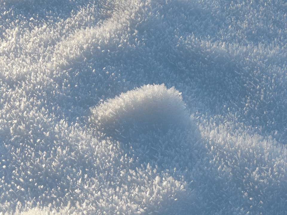 Frost eiskristalle white