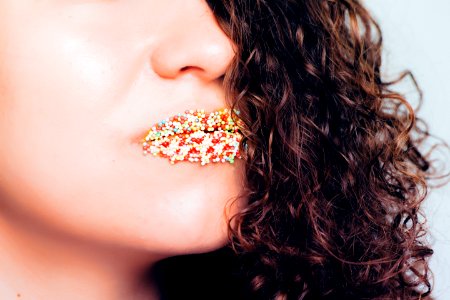 Womans Multicolored Ball Lipstick