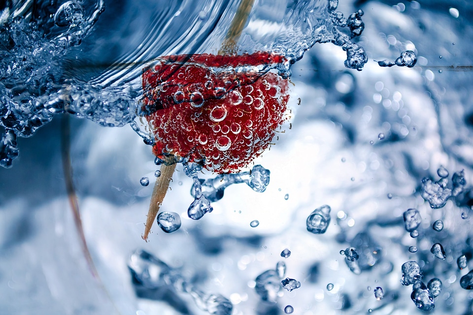 Water air bubbles liquid