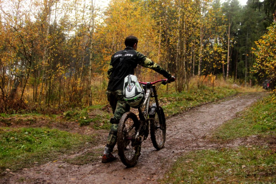 Land Vehicle Mountain Biking Path Mountain Bike