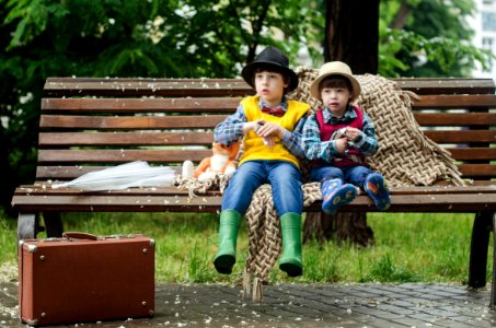 Public Space Sitting Tree Fun photo