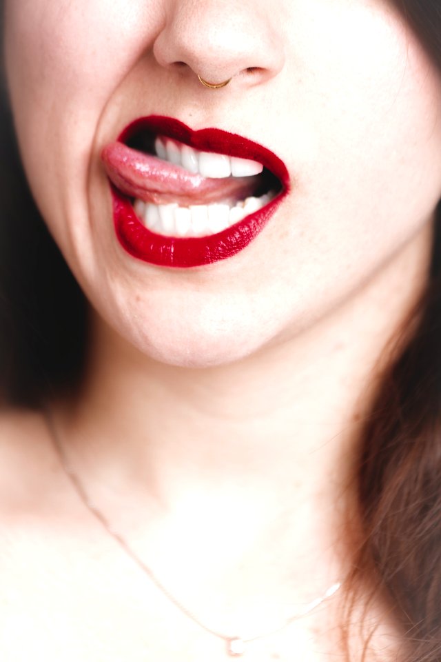 Woman Showing Her Tongue