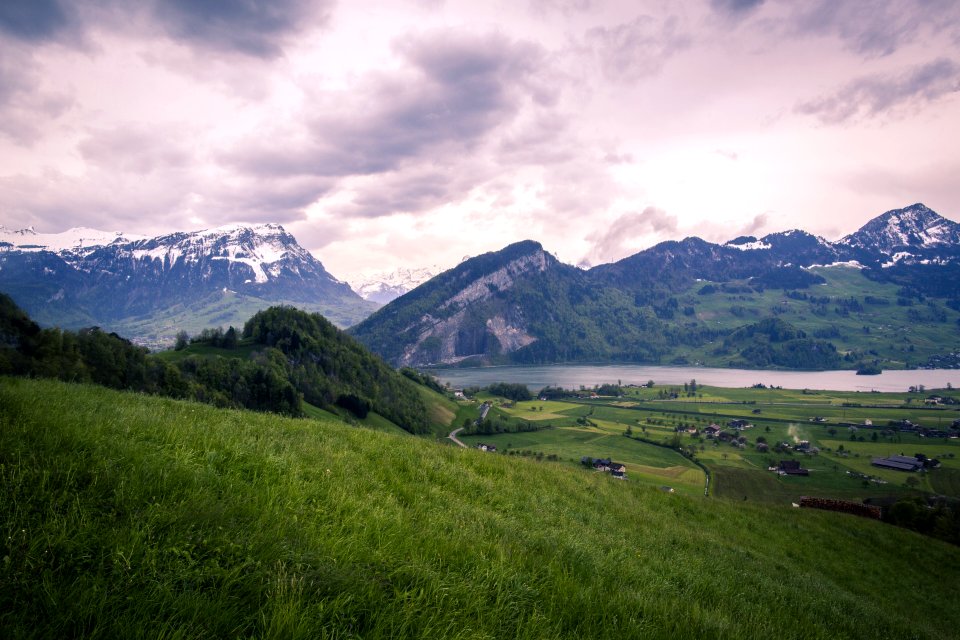 Highland Sky Mountainous Landforms Nature