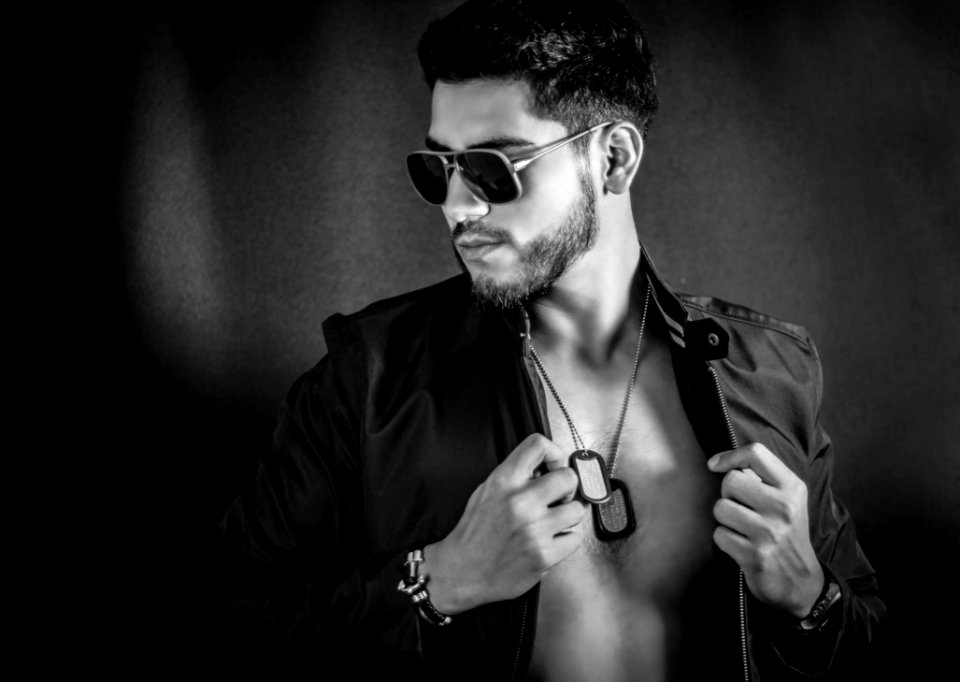 Black Photograph Man Eyewear