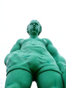 Green Sculpture Statue Figurine