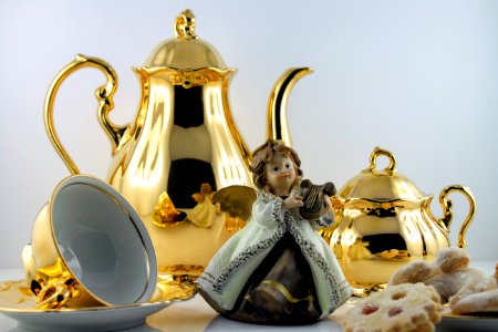 Tableware Kettle Teapot Porcelain photo