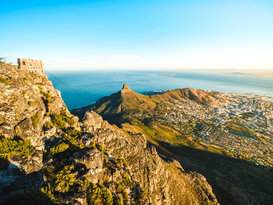 Aerial Shot Of Green Mountains