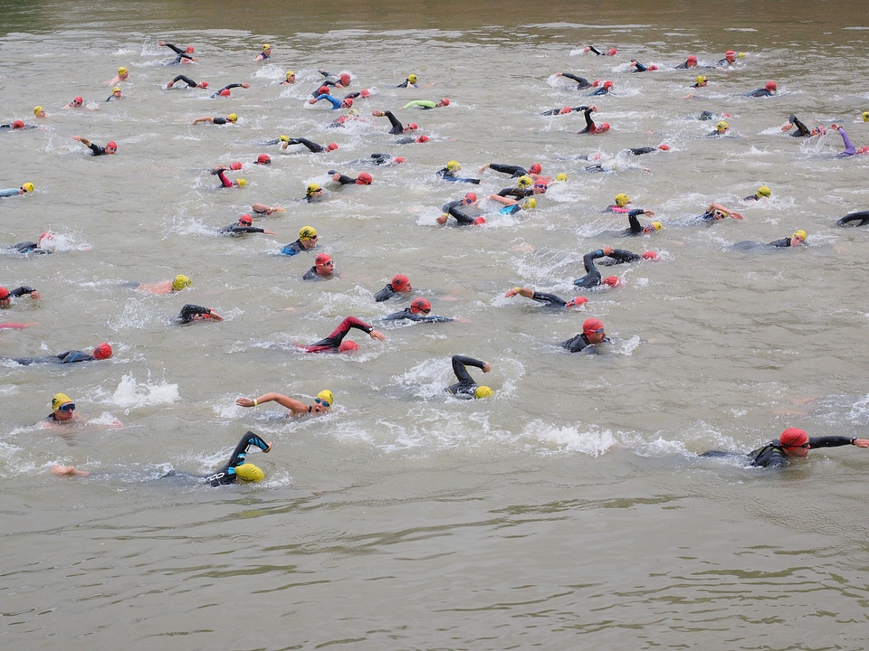 Swim track and field athletes athletes