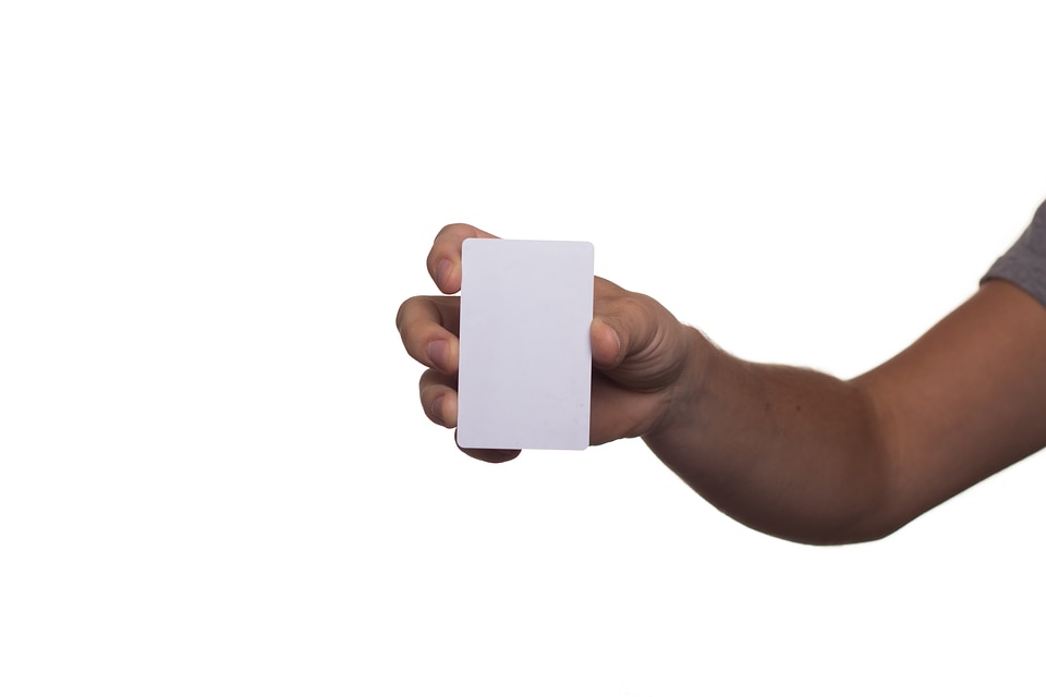 Stick hand over advertisement