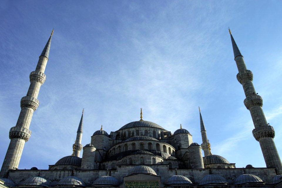 Mosque Sky Place Of Worship Landmark