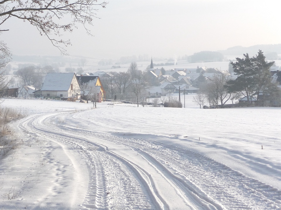Snow winter mood wintry