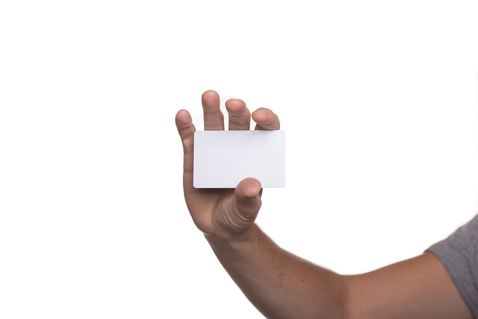 Stick hand over advertisement