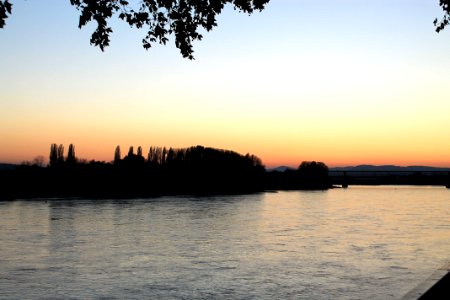 Sky Water Sunset River