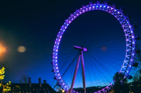 Blue Ferris Wheel photo