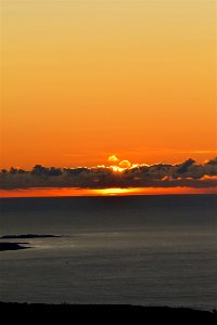 Horizon Sky Sunset Sea photo