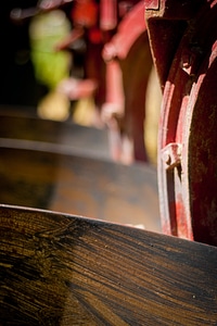 Plow vintage working machine