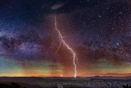 Sky Nature Atmosphere Thunder photo