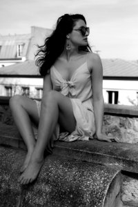 Photograph Beauty Model Black And White photo