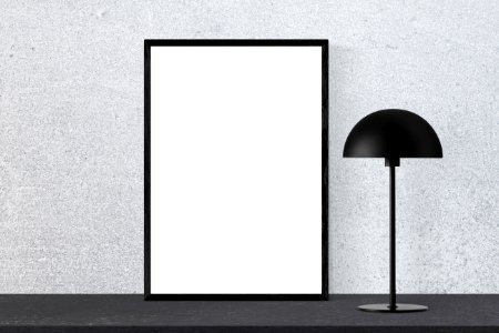 Black And White Light Fixture Lamp Lighting photo