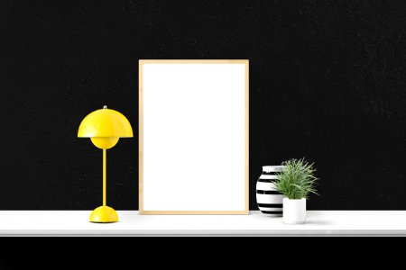 Yellow Lamp Light Fixture Product Design photo