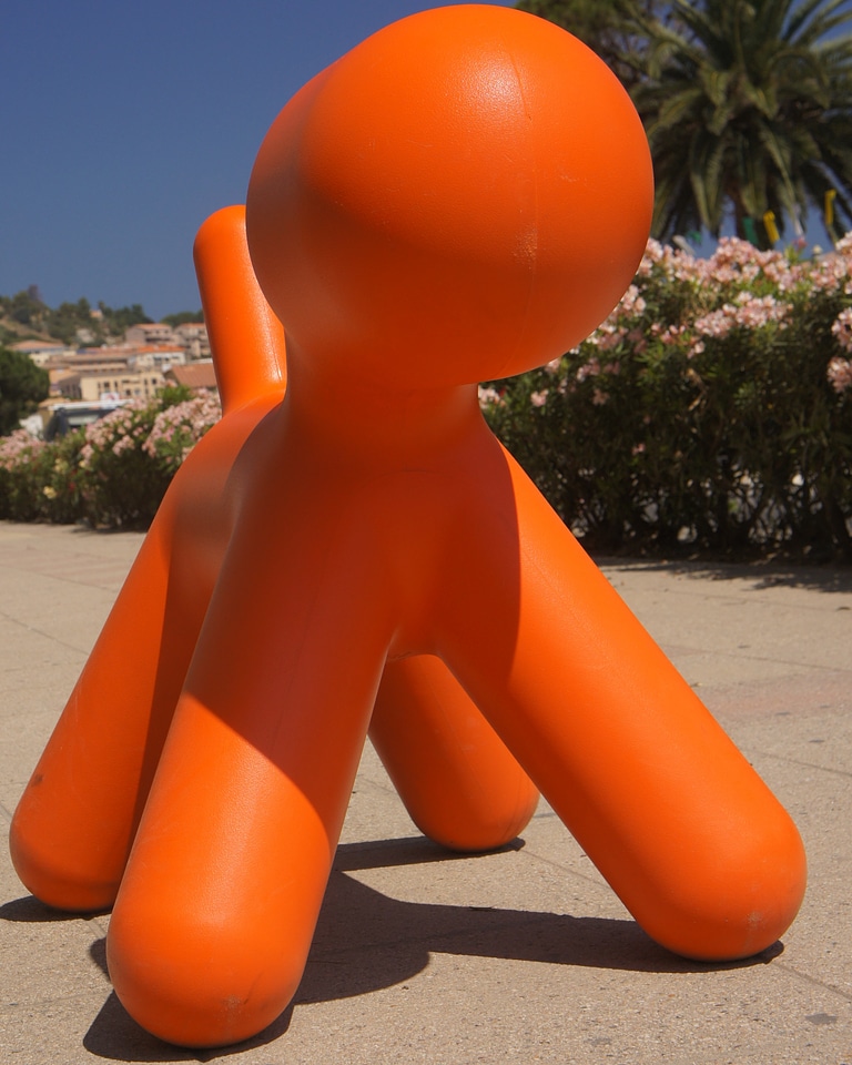 Fantasy abstract orange