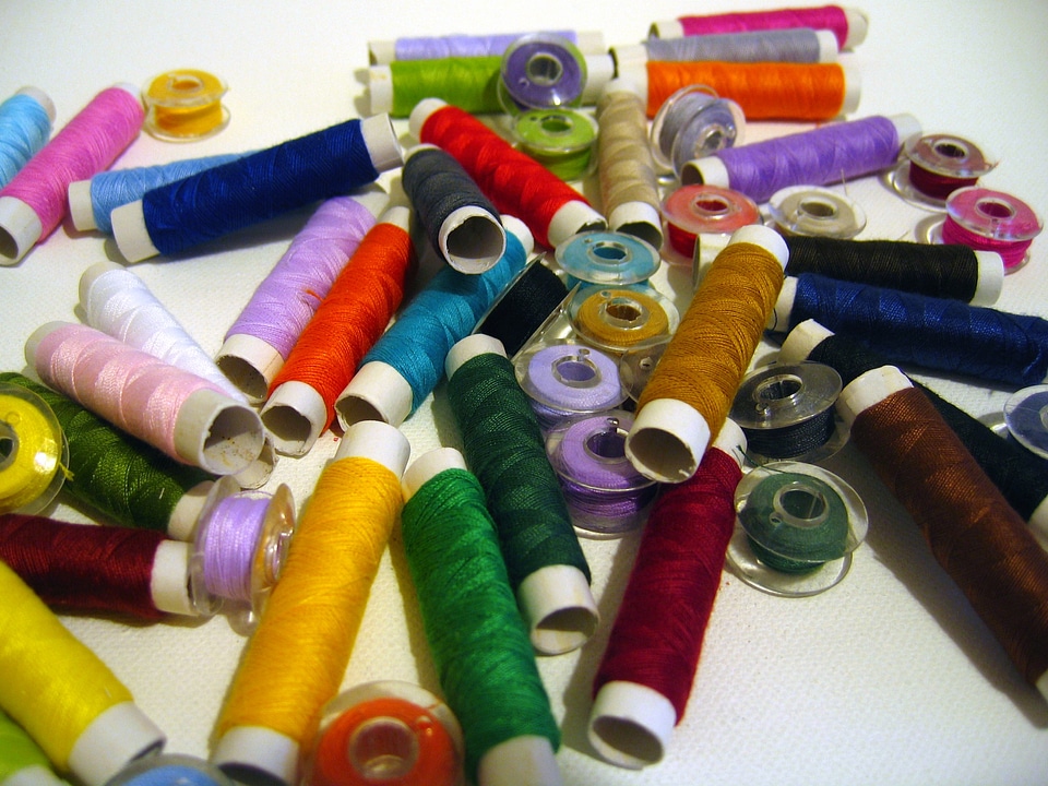 Thread sewing thread red