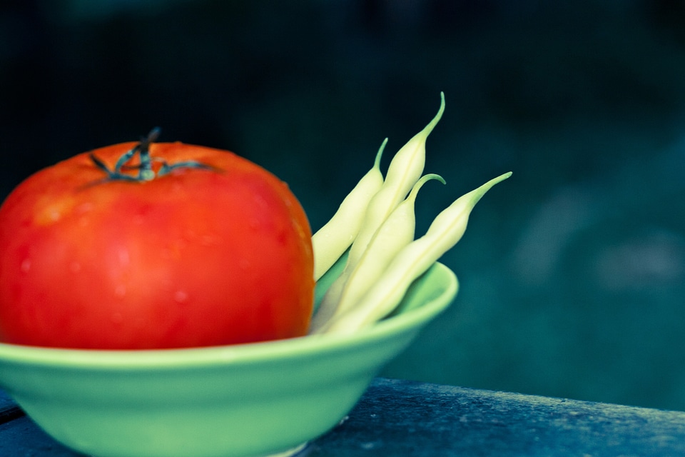 Color food vegetables
