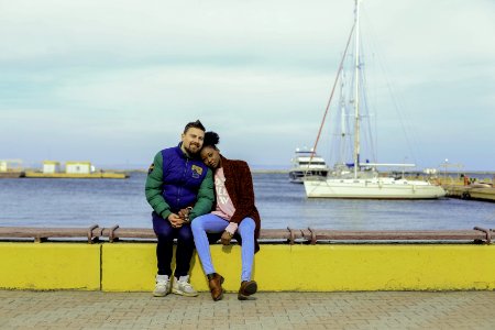 Man And Woman Sitting