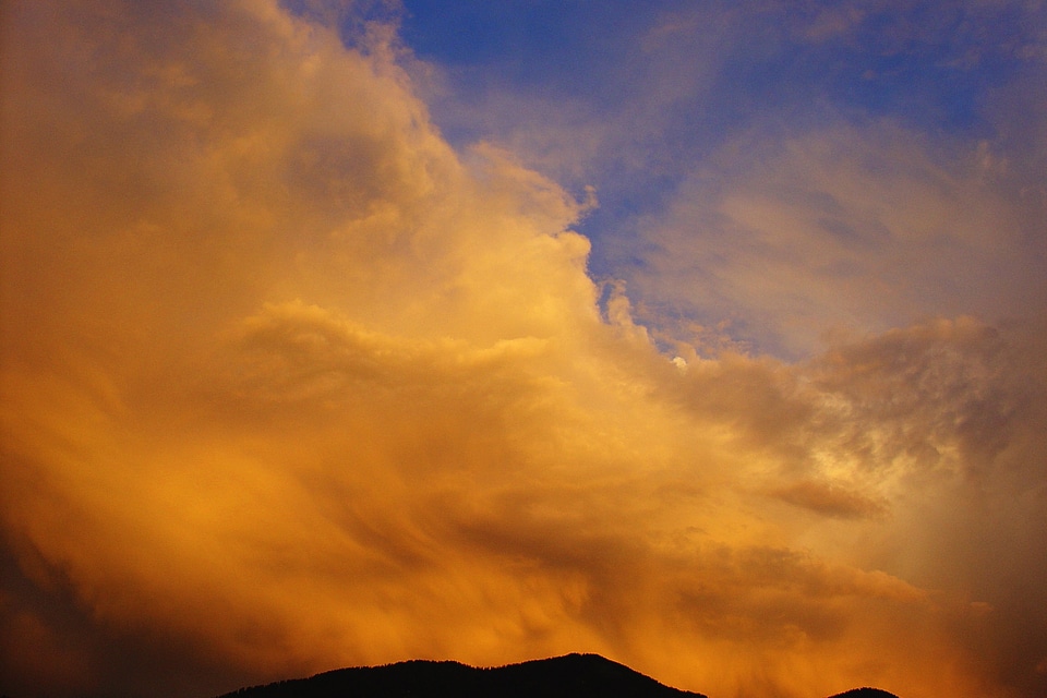 Sunset evening sky weather mood