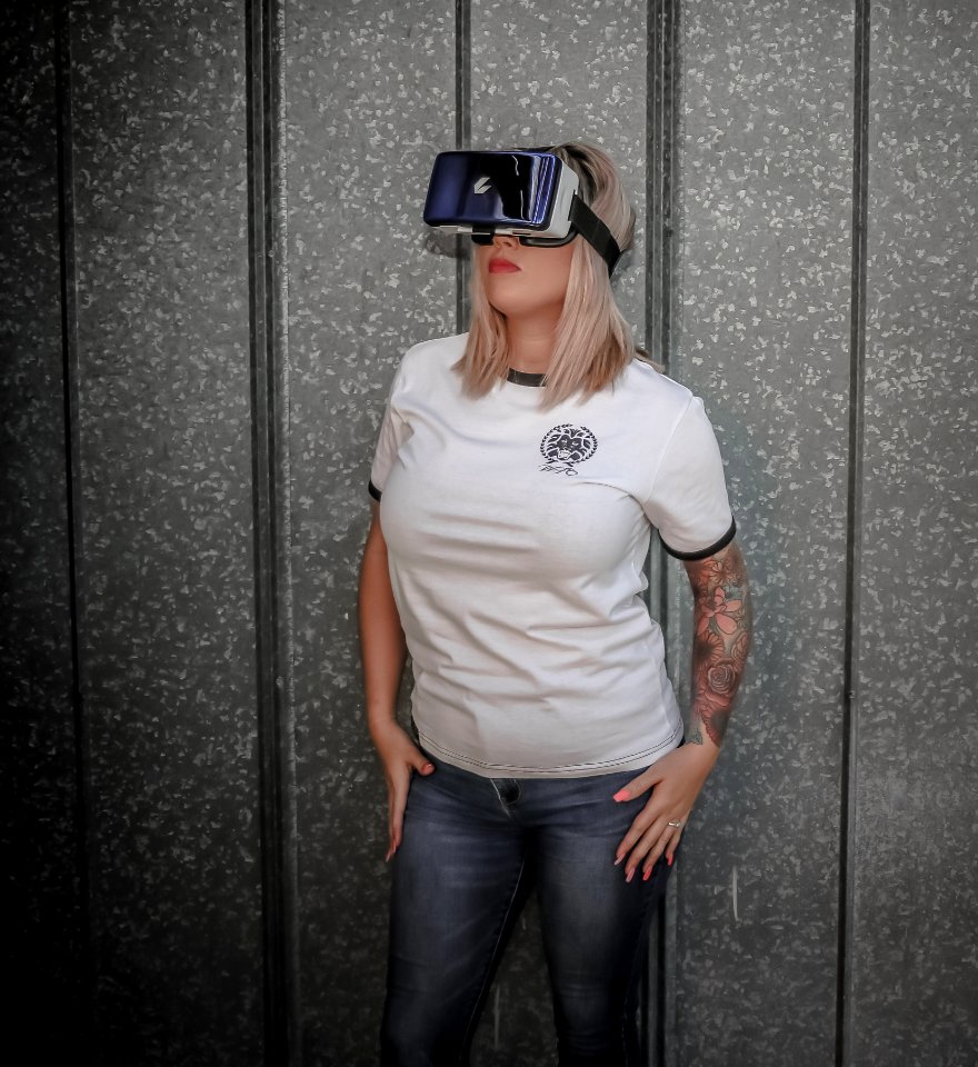 Woman Wearing Vr Goggles
