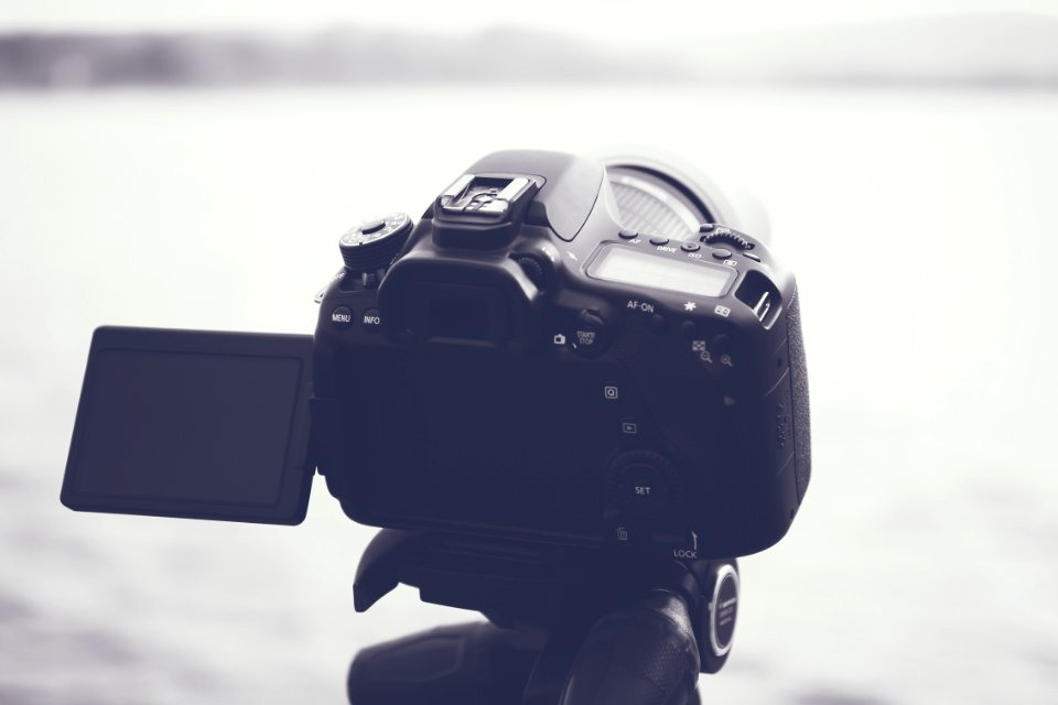 Dslr Camera With Stand
