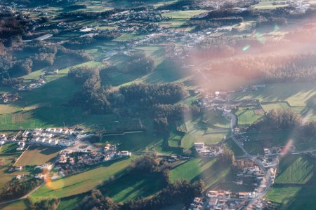 Aerial View Of Town photo