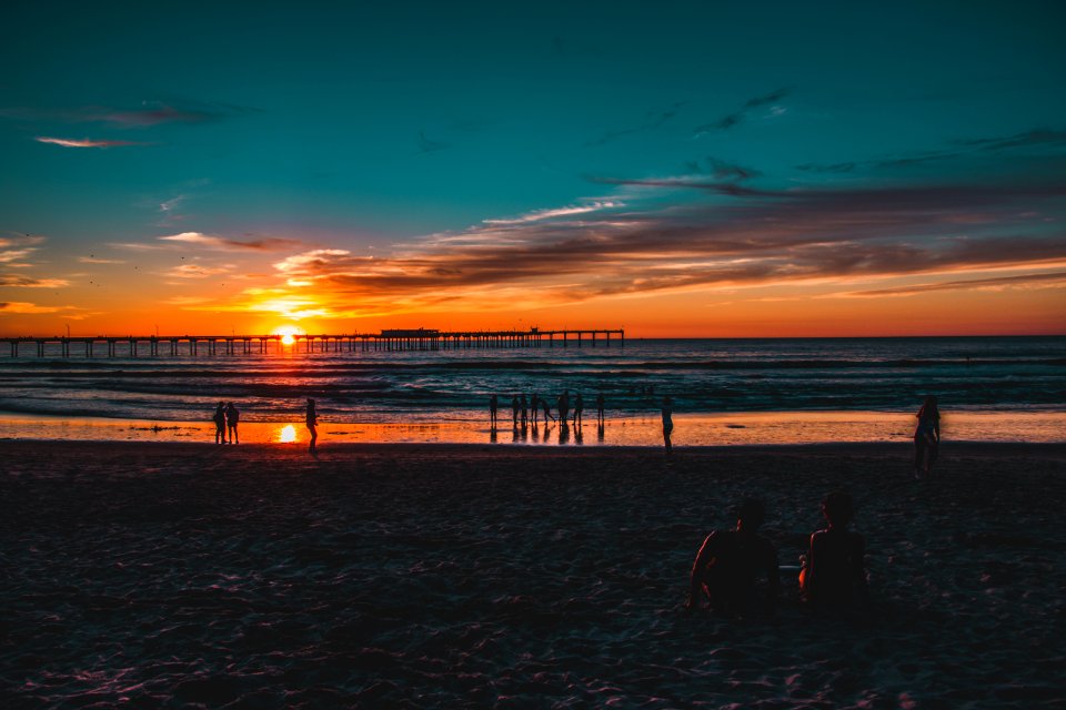 Beach At Sunset
