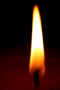 Flame Heat Wax Candle photo