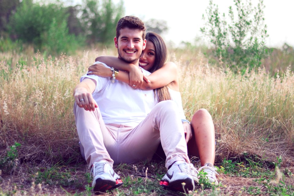 Photograph Grass Emotion Sitting