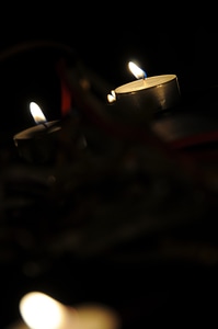 Candles fire birthday